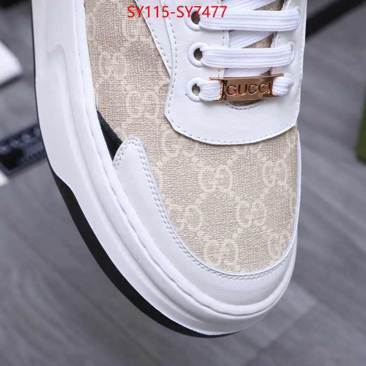 Men Shoes-Gucci where should i buy replica ID: SY7477 $: 115USD