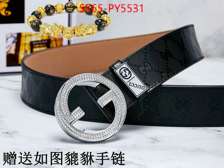 Belts-Gucci what 1:1 replica ID: PY5531 $: 65USD