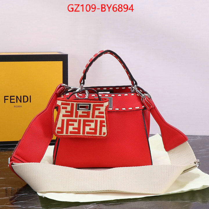 Fendi Bags(4A)-Peekaboo brand designer replica ID: BY6894 $: 109USD