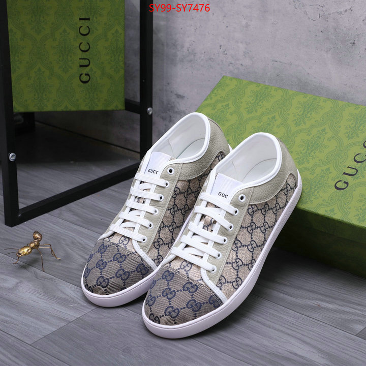 Men Shoes-Gucci mirror copy luxury ID: SY7476 $: 99USD