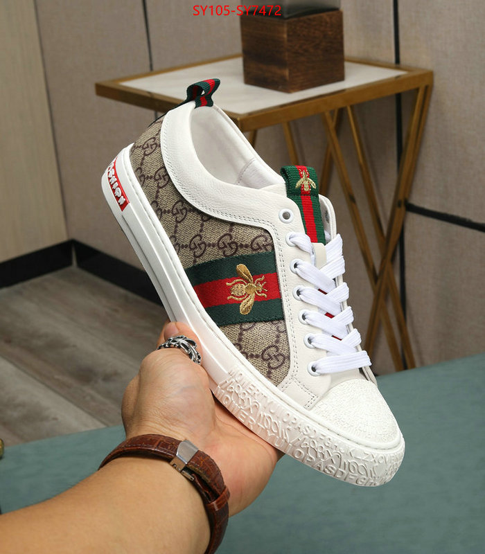 Men Shoes-Gucci best wholesale replica ID: SY7472 $: 105USD