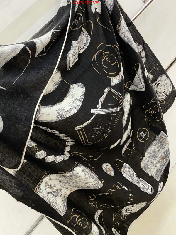 Scarf-Chanel aaaaa+ replica designer ID: MY7579 $: 75USD