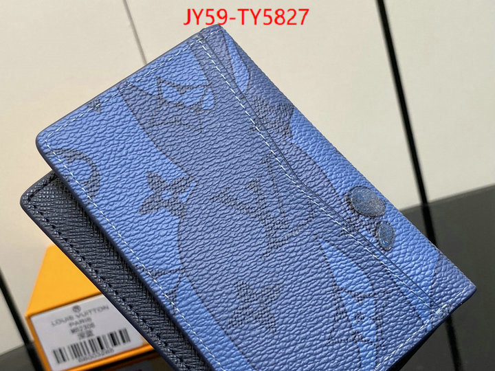 LV Bags(TOP)-Wallet highest product quality ID: TY5827 $: 59USD