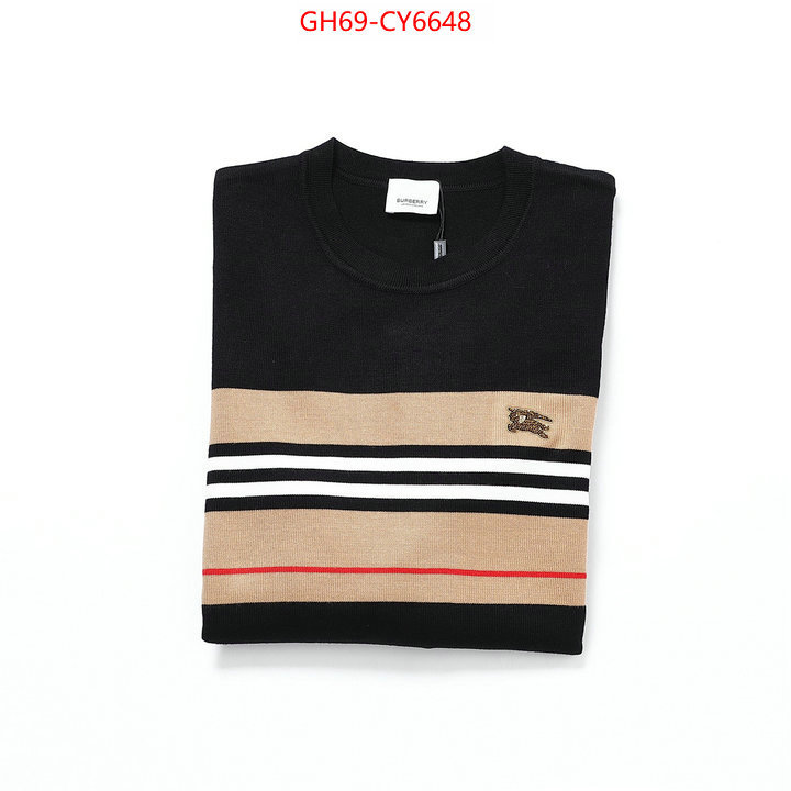 Clothing-Burberry cheap ID: CY6648 $: 69USD