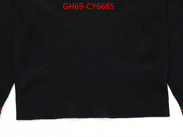 Clothing-Gucci cheap online best designer ID: CY6685 $: 69USD