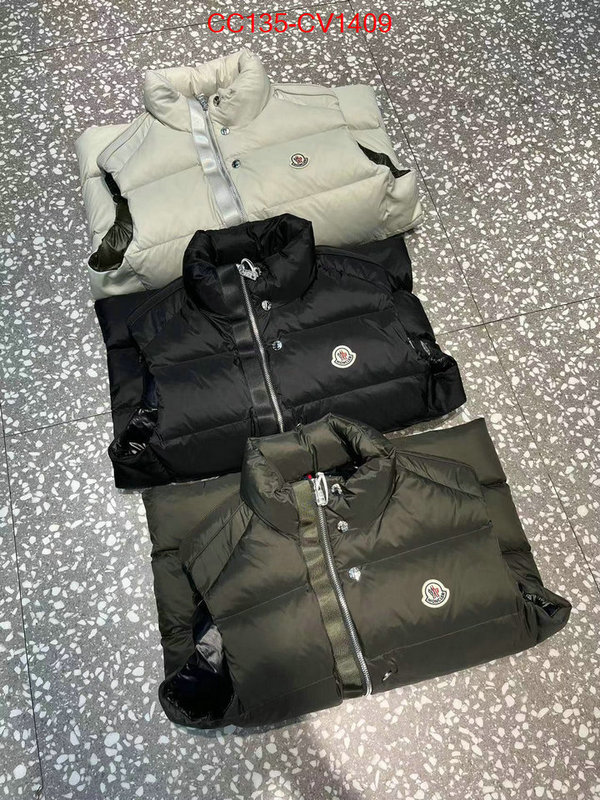 Down jacket Men-Moncler 1:1 replica wholesale ID: CV1409 $: 135USD