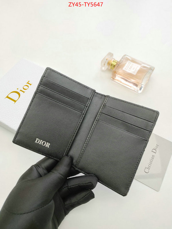 Dior Bags(4A)-Wallet- what's best ID: TY5647 $: 45USD