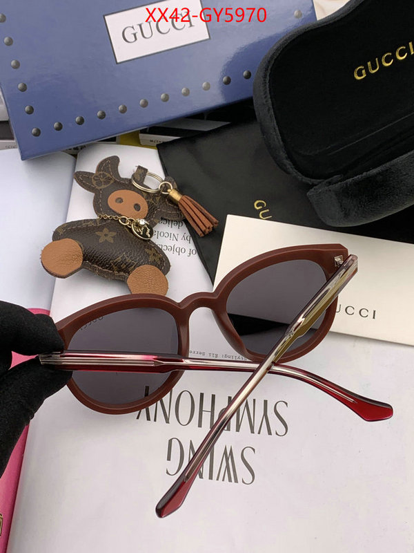 Glasses-Gucci luxury fake ID: GY5970 $: 42USD