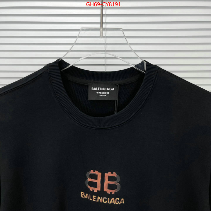 Clothing-Balenciaga what best replica sellers ID: CY8191 $: 69USD