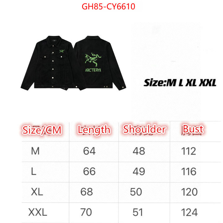 Clothing-ARCTERYX best designer replica ID: CY6610 $: 85USD