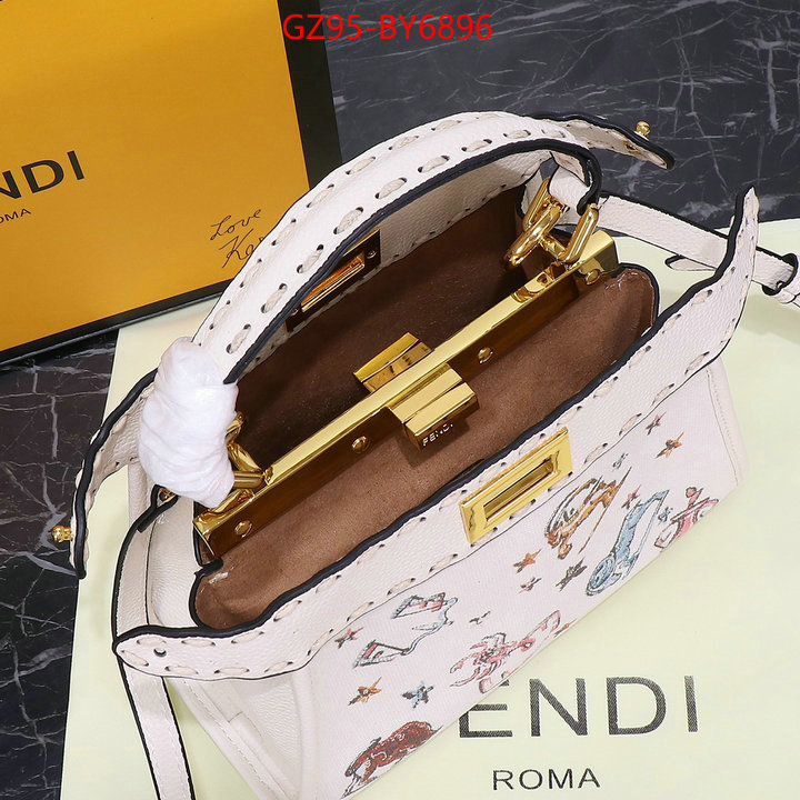 Fendi Bags(4A)-Peekaboo brand designer replica ID: BY6896 $: 95USD