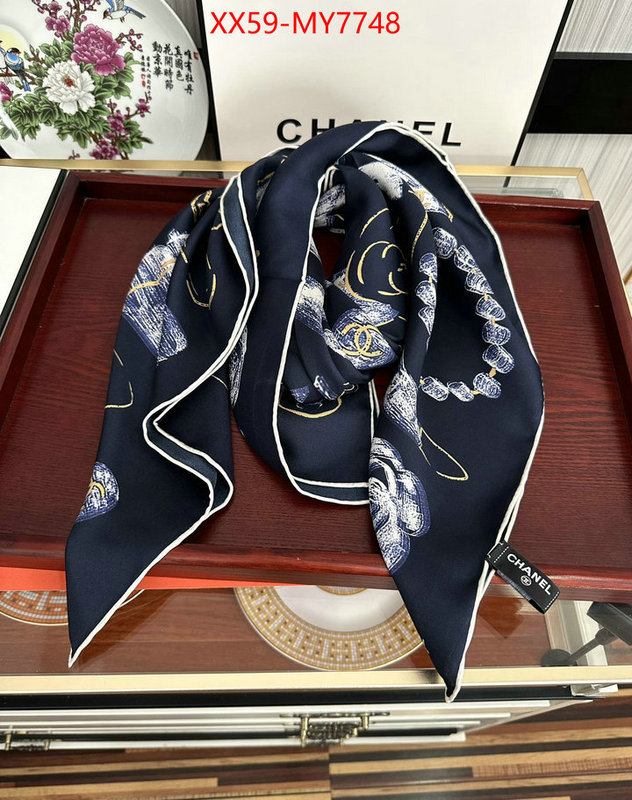 Scarf-Chanel outlet sale store ID: MY7748 $: 59USD