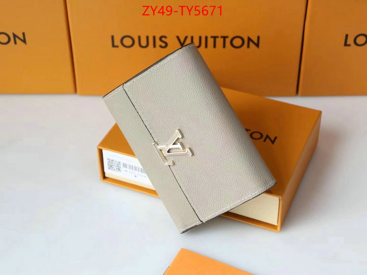 LV Bags(4A)-Wallet the best quality replica ID: TY5671 $: 49USD