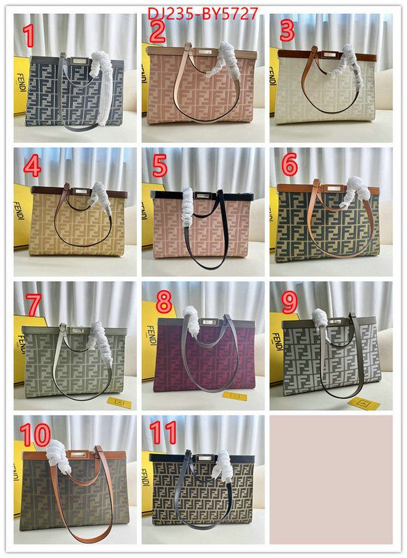 Fendi Bags(TOP)-Peekaboo buy luxury 2023 ID: BY5727 $: 235USD