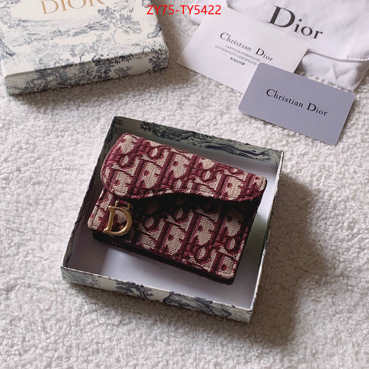 Dior Bags(4A)-Wallet- what ID: TY5422 $: 75USD