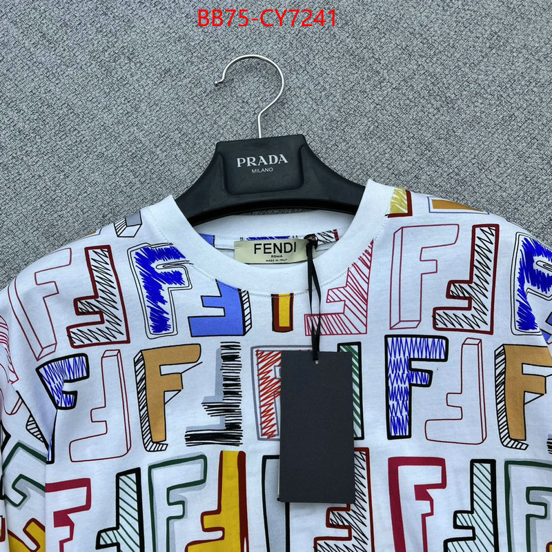 Clothing-Fendi top fake designer ID: CY7241 $: 75USD