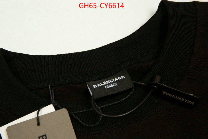 Clothing-Balenciaga top brands like ID: CY6614 $: 65USD