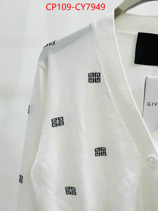 Clothing-Givenchy luxury cheap ID: CY7949 $: 109USD