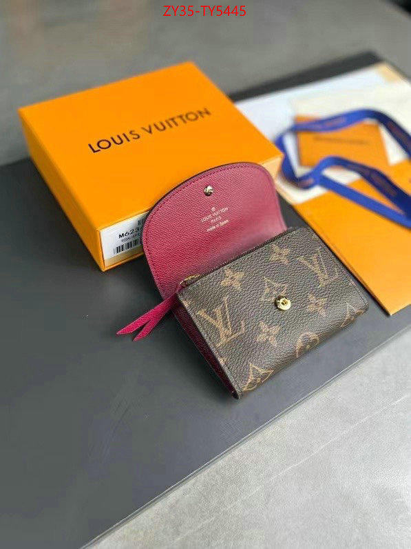 LV Bags(4A)-Wallet highest quality replica ID: TY5445 $: 35USD