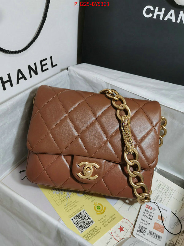 Chanel Bags(TOP)-Diagonal- top fake designer ID: BY5363 $: 225USD