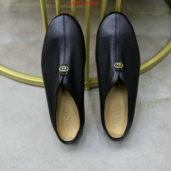 Men Shoes-Gucci 1:1 replica wholesale ID: SY7459 $: 125USD