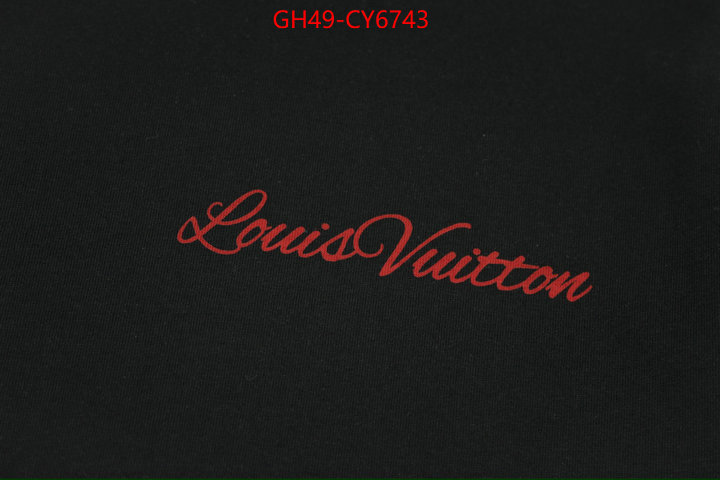 Clothing-LV buy luxury 2023 ID: CY6743 $: 49USD