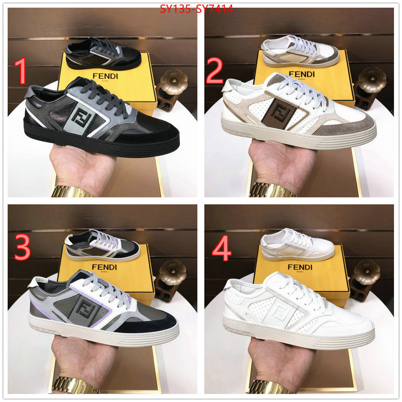 Men Shoes-Fendi fake aaaaa ID: SY7414 $: 135USD