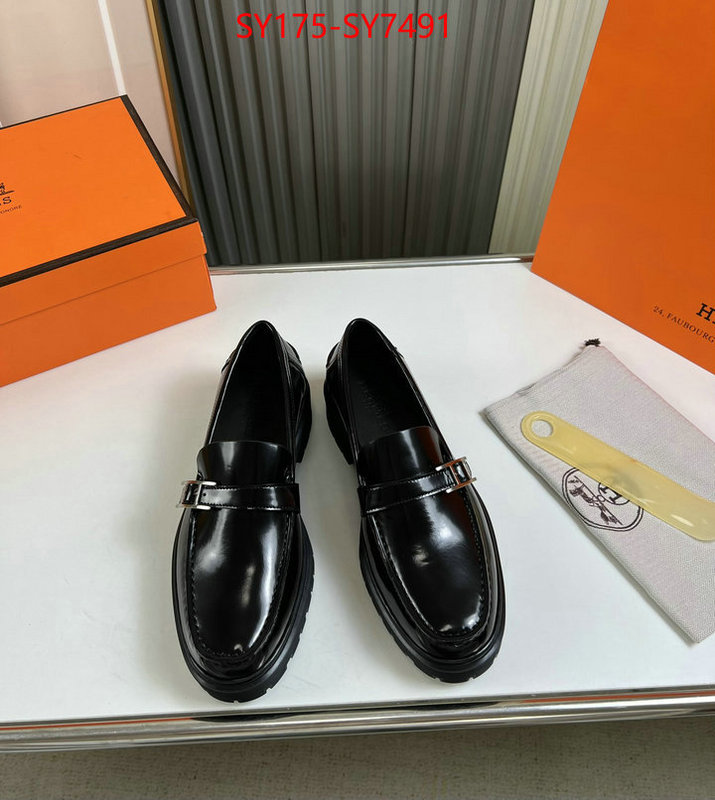 Men Shoes-Hermes perfect quality designer replica ID: SY7491 $: 175USD