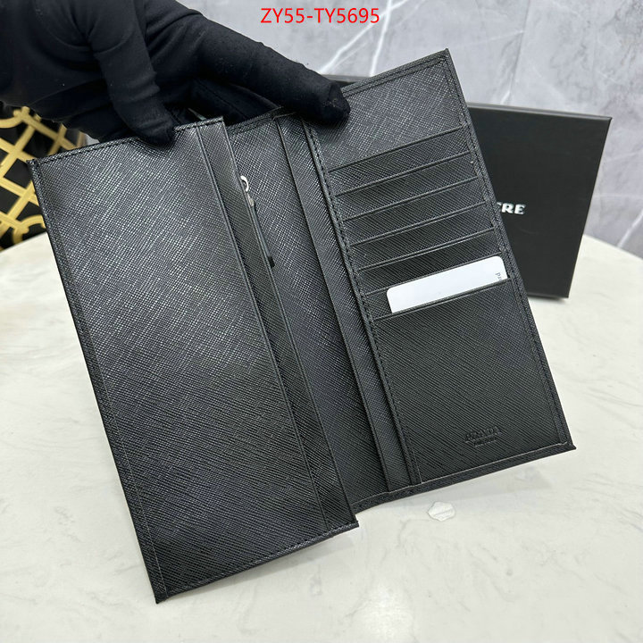 Prada Bags (4A)-Wallet fake high quality ID: TY5695 $: 55USD