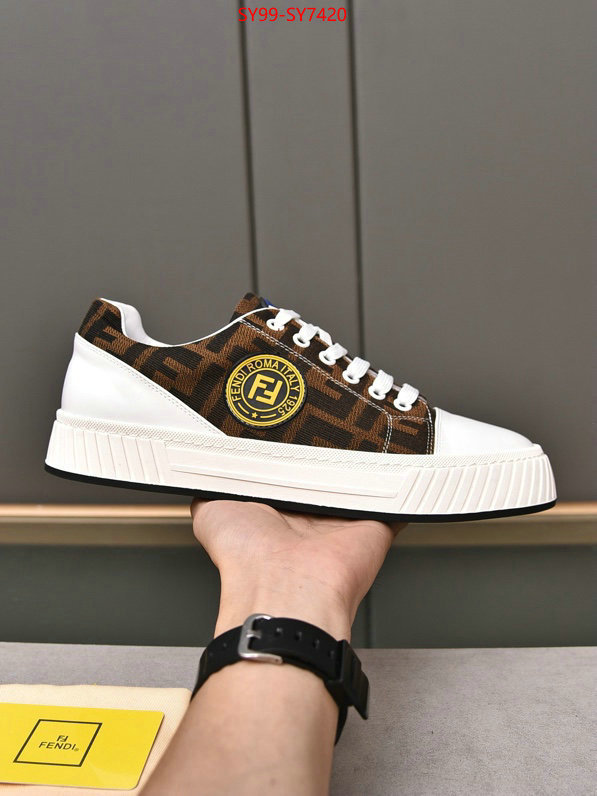 Men Shoes-Fendi top brands like ID: SY7420 $: 99USD