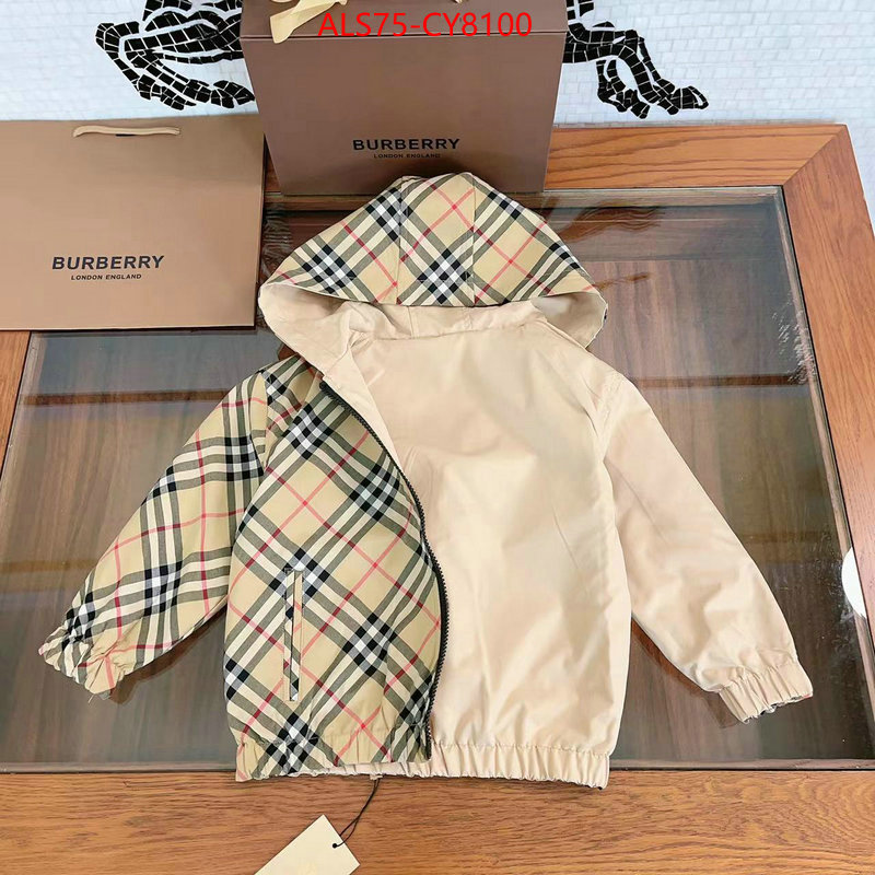 Kids clothing-Burberry replica aaaaa designer ID: CY8100 $: 75USD