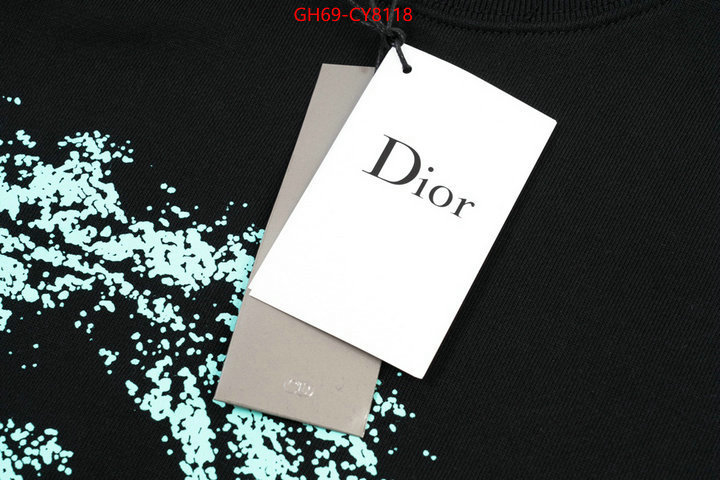 Clothing-Dior replica online ID: CY8118 $: 69USD