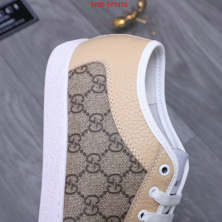 Men Shoes-Gucci mirror copy luxury ID: SY7476 $: 99USD