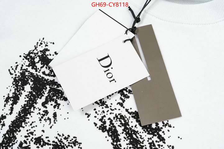 Clothing-Dior replica online ID: CY8118 $: 69USD