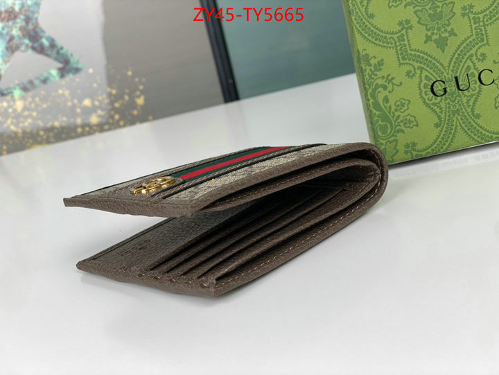 Gucci Bags(4A)-Wallet- aaaaa class replica ID: TY5665 $: 45USD