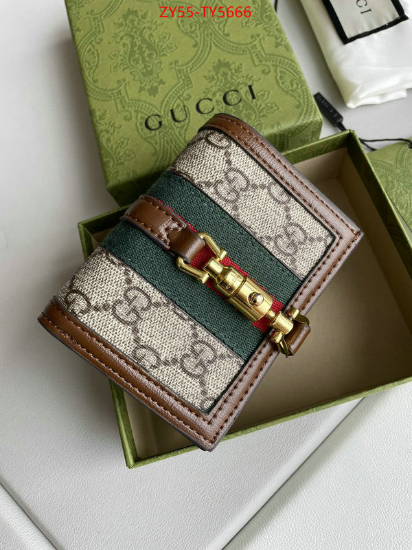 Gucci Bags(4A)-Wallet- the highest quality fake ID: TY5666 $: 55USD