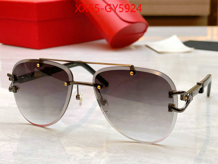 Glasses-Cartier how to buy replcia ID: GY5924 $: 65USD