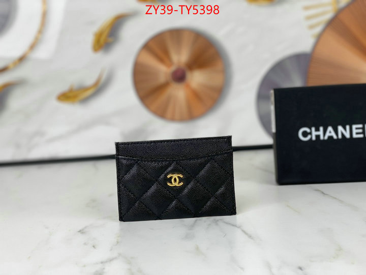 Chanel Bags(4A)-Wallet- top quality ID: TY5398 $: 39USD