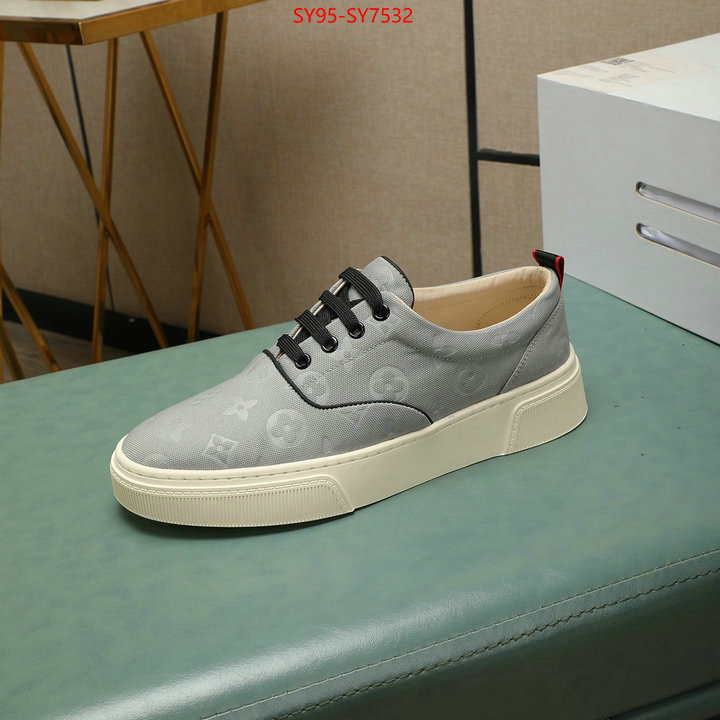 Men Shoes-LV aaaaa class replica ID: SY7532 $: 95USD