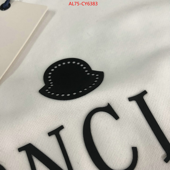 Clothing-Moncler what 1:1 replica ID: CY6383 $: 75USD