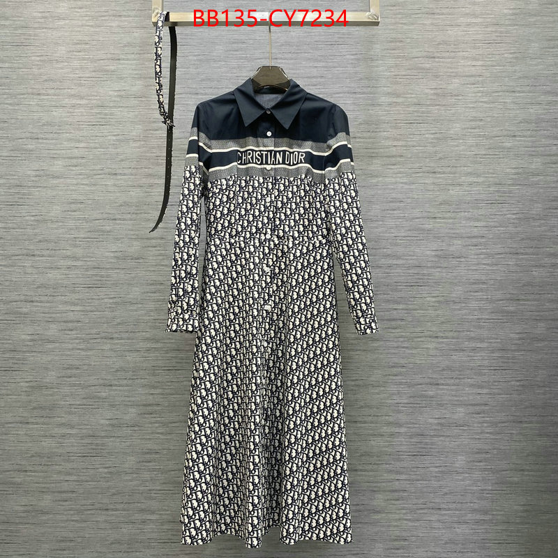 Clothing-Dior high quality online ID: CY7234 $: 135USD