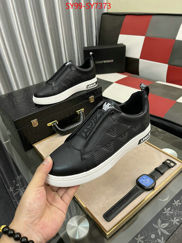 Men shoes-Armani luxury cheap replica ID: SY7373 $: 99USD