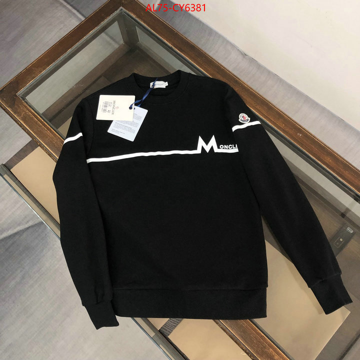 Clothing-Moncler shop cheap high quality 1:1 replica ID: CY6381 $: 75USD