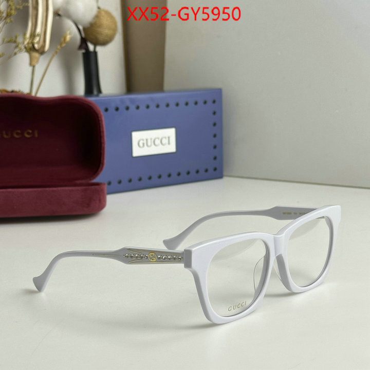 Glasses-Gucci where quality designer replica ID: GY5950 $: 52USD