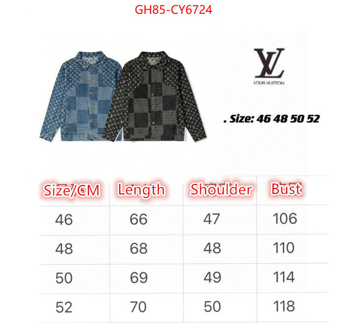 Clothing-LV best wholesale replica ID: CY6724 $: 85USD