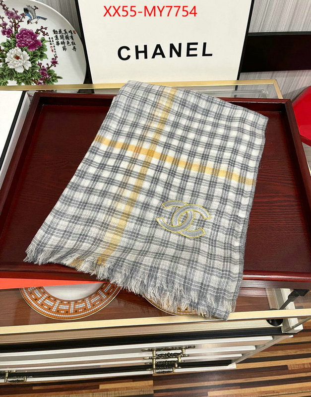 Scarf-Chanel where to buy high quality ID: MY7754 $: 55USD