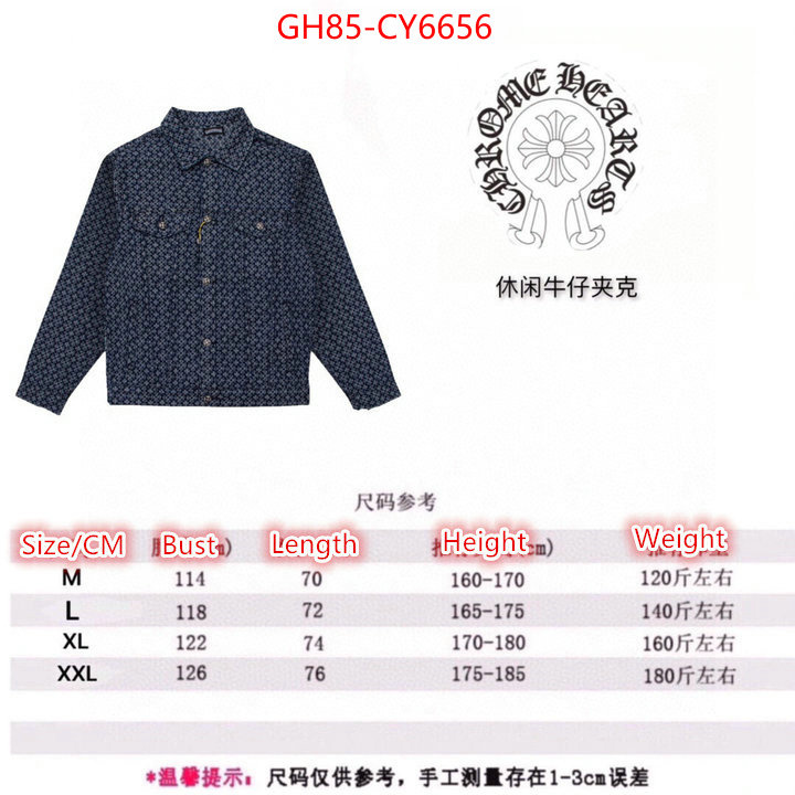 Clothing-Chrome Hearts luxury fake ID: CY6656 $: 85USD