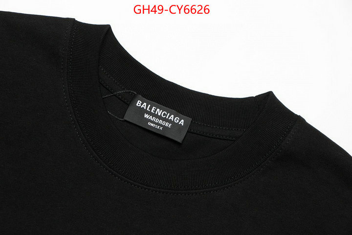 Clothing-Balenciaga buy ID: CY6626 $: 49USD