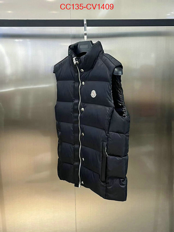 Down jacket Men-Moncler 1:1 replica wholesale ID: CV1409 $: 135USD