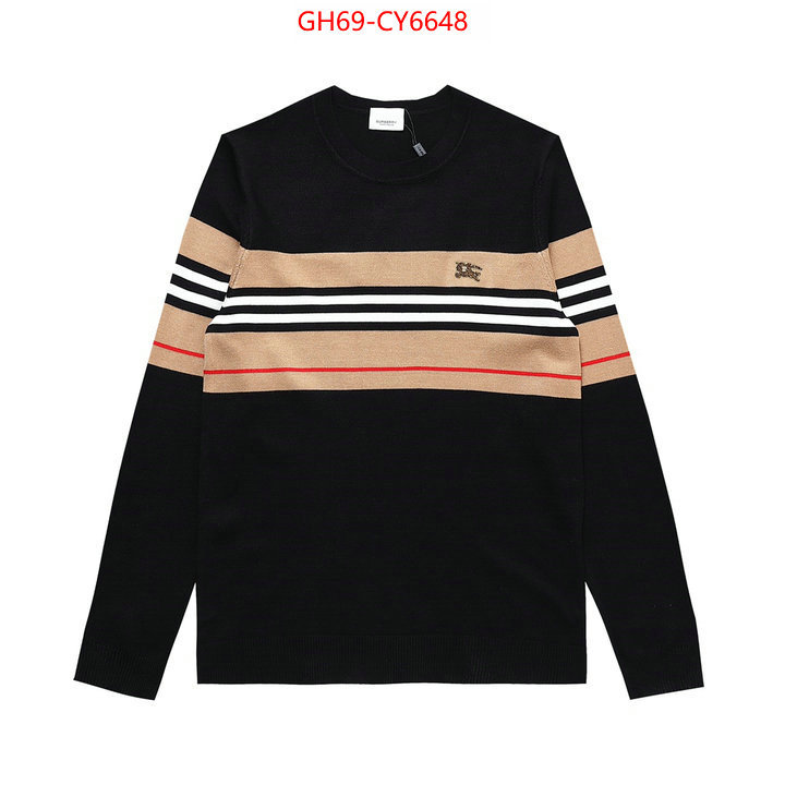 Clothing-Burberry cheap ID: CY6648 $: 69USD